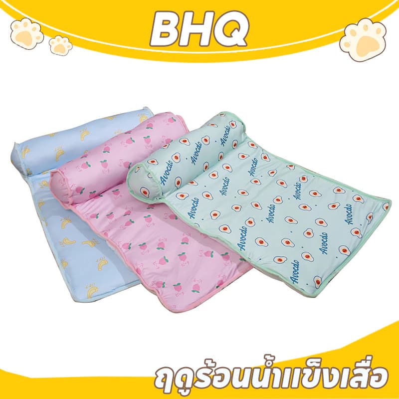 Pet Cool mat แผ่นทำความเย็น แผ่นเจลเย็น ที่นอนเย็น เบาะนอนเย็น สำหรับสุนัขและแมว ขนาดS/L