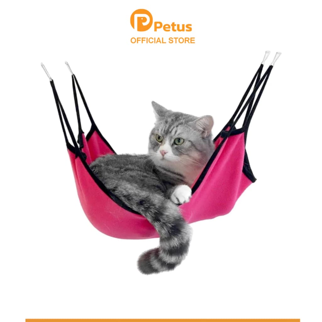 ที่นอนแมวแขวนกรง เปลแมว มี 2 ขนาด 40x50 ผ้านุ่มนิ่ม ขนแกะ เปลแกว่งแขวน Cat Hanging Cushion
